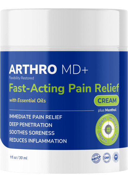 Arthro MD+ Pain Relief Cream jar